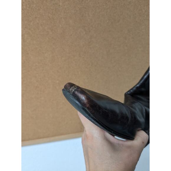 Coach Rossi P016 Pointed Toe Brown Leather Ankle Boots Booties Women's Size 6B - Picture 13 of 16